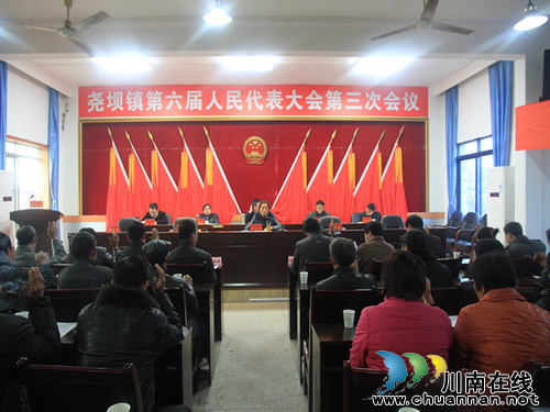 尧坝镇：召开第六届人民代表大会第三次会议(图3)