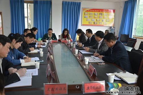 江阳区政协主席周宗华调研大山坪街道社区建设工作(图1)