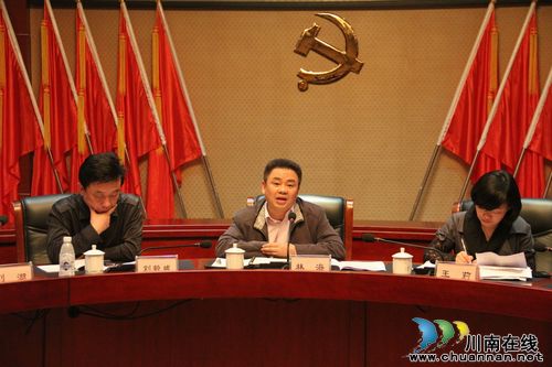 泸州市国税局局长林海深入龙马潭企业调研税收工作