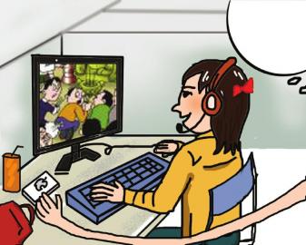 自贡一市民网吧打游戏“苹果”被牵走(图1) 自贡一市民网吧打游戏“苹果”被牵走(图1)