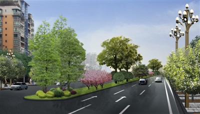内江:打造特色休闲大街&nbsp;5月底大千路大美亮相(图1)