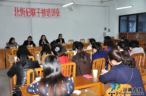 北城街道：组织新换届社区妇联干部培训