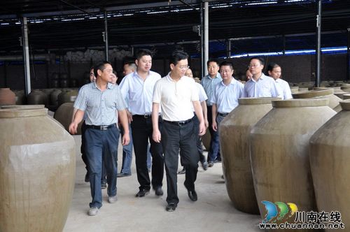 泸县县委书记郭庆到云锦镇调研经济社会发展情况