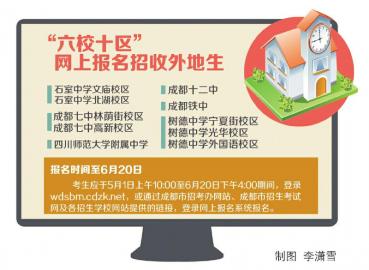 川南中考报成都四七九 今起网上报名(图1) 川南中考报成都四七九 今起网上报名(图1)