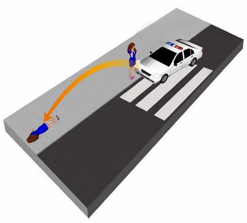 驾警车撞伤路人&nbsp;泸州一法院庭长被停职(图2)