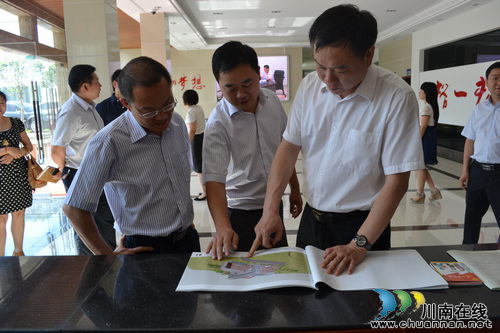 泸州市委组织部副部长、党建办主任张正平一行到华阳检查指导“中国梦”主题教育活动开展情况(图3)