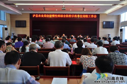 泸县农业局召开创建慢性病综防迎检工作会(图1)