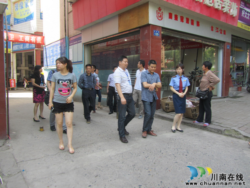 泸州市城乡环境治理办到合江县调研
