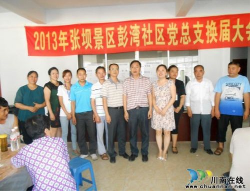 张坝：彭湾社区党总支换届选举工作圆满完成