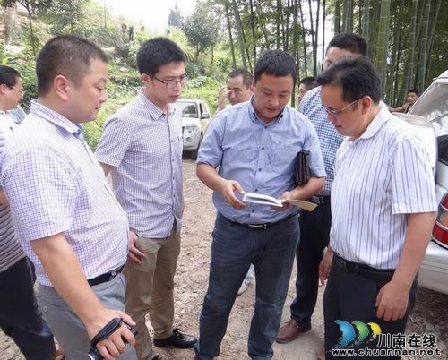 泸州市政府督查组督查合江县地质灾害防治工作