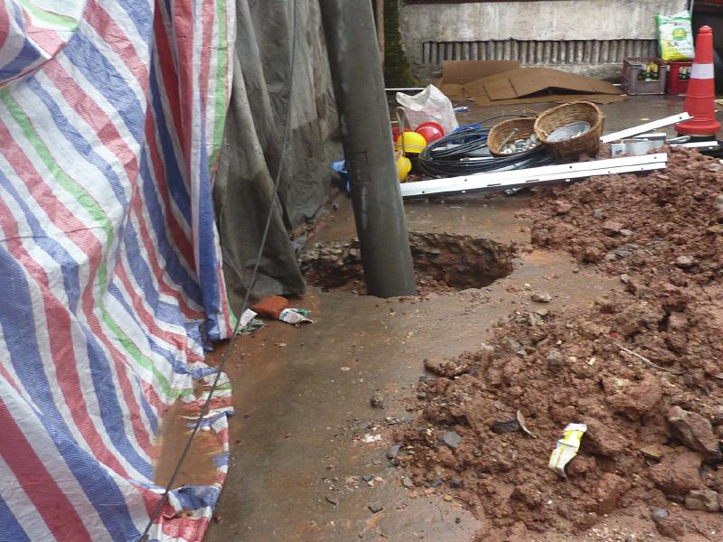 大雨冲倒电线杆&nbsp;自贡母子一死一伤