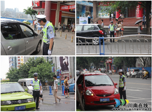 创建省级文明城市&nbsp;泸州交警不遗余力(图3)