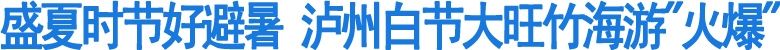 泸州白节大旺竹海游很"火爆"(图1)