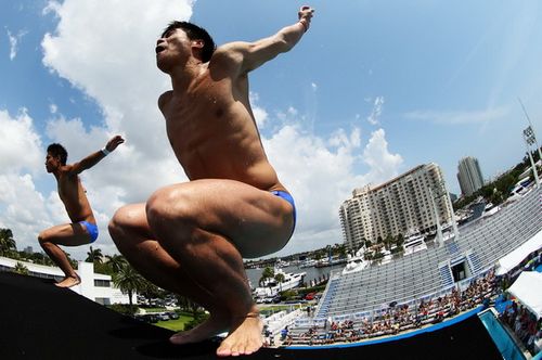 泸州男儿杨健：全运会10米跳台技压群雄（图）(图6)