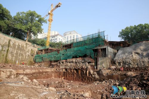 泸医附院门急诊综合大楼工程建设稳步推进(图1)