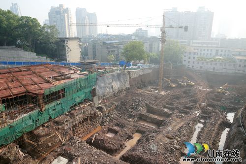 泸医附院门急诊综合大楼工程建设稳步推进(图2)