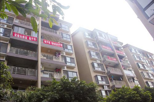 新房才住1年&nbsp;墙体裂出“蜘蛛纹”(图1)