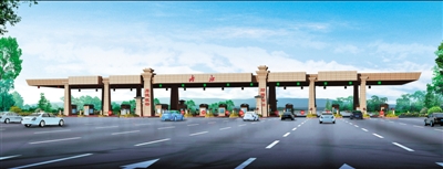 内江玉王庙互通立交收费站设计方案“出炉”(图2)