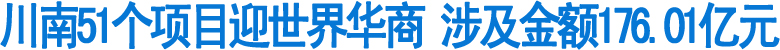 川南51个项目迎世界华商(图1)