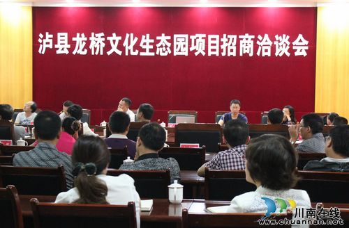 泸县龙桥文化生态园举办项目招商洽谈会(图1) 泸县龙桥文化生态园举办项目招商洽谈会(图1)