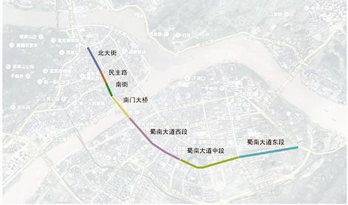 贯穿城市五千米 宜宾市北蜀线精彩亮相(图2) 贯穿城市五千米 宜宾市北蜀线精彩亮相(图2)