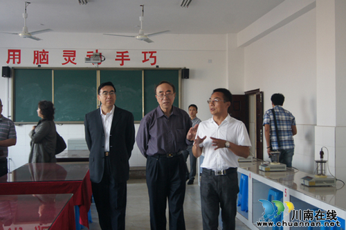 国家副总督学王文湛调研泸县建校国示建设工作(图2) 国家副总督学王文湛调研泸县建校国示建设工作(图2)