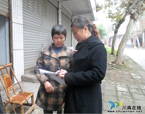 长兴镇：“平安家庭”创建活动宣传进“家”(图1)