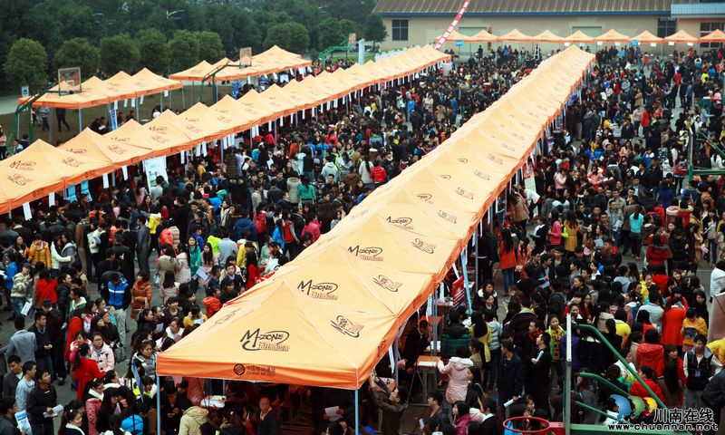 泸州：创业就业“约会”高校毕业生（图）(图2)