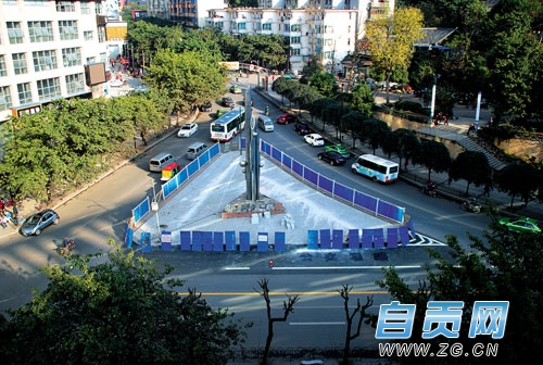 记者探访自贡六大节点改造进度(图2)