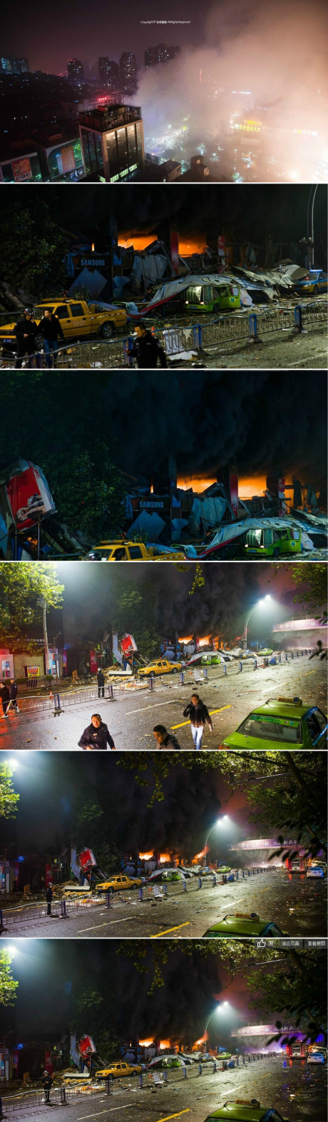 泸州摩尔玛商场天然气爆燃 4人死35人送医(图1) 泸州摩尔玛商场天然气爆燃 4人死35人送医(图1)
