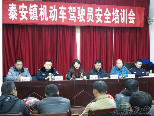 泰安镇：举办2014年第一季度机动车驾驶员安全培训会(图2)