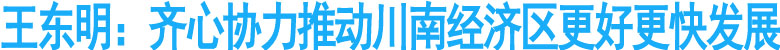 王东明在宜宾泸州考察川南经济区发展