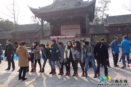 张坝：开展第一届趣味运动会&nbsp;喜迎新春(图1)