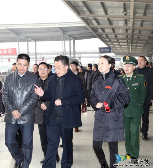 泸州市长刘强深入道路运输一线检查指导春运工作(图1)