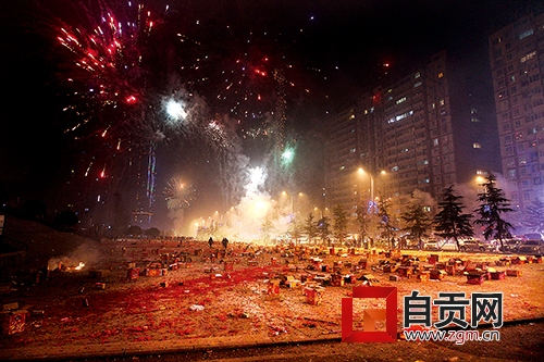 除夕夜爆竹声后&nbsp;自贡PM2.5“爆表”
