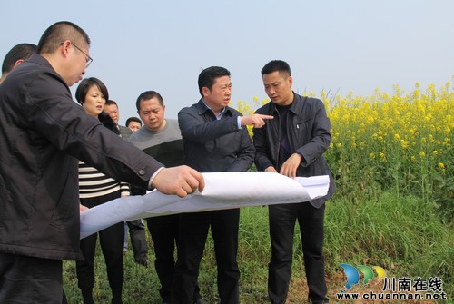 付小平一行调研通滩项目建设(图2) 付小平一行调研通滩项目建设(图2)