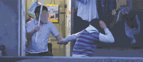 自贡阳台男孩的家暴噩梦(图1)