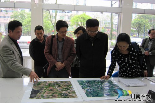攀枝花考察组到泸县交流农村土地承包确权登记工作(图1)
