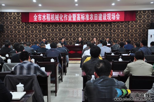 全市水稻机械化作业暨高标准农田建设现场会在泸县召开(图3)