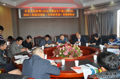 泸县：全国新增1000亿斤粮食生产能力2012年田间工程项目通过县级验收(图1)