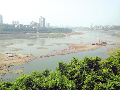 内江:迎接龙舟节&nbsp;甜城湖下月中旬“满水复活”(图1)