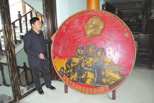 内江农民花费十几万自建“红色藏品博物馆”(图1)