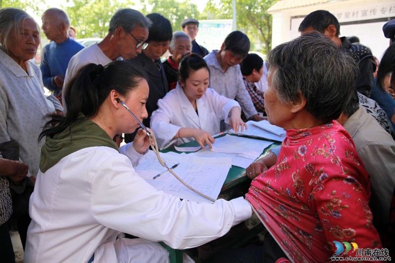 泸州龙马潭区：4万老人享受免费健康体检(图)(图1)