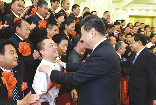 胡林:习***给我一个拥抱 让我继续努力(图1) 胡林:习***给我一个拥抱 让我继续努力(图1)