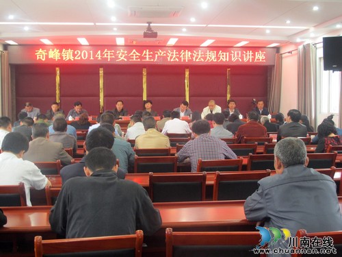 奇峰镇:举办安全生产法律法律知识讲座(图1) 奇峰镇:举办安全生产法律法律知识讲座(图1)