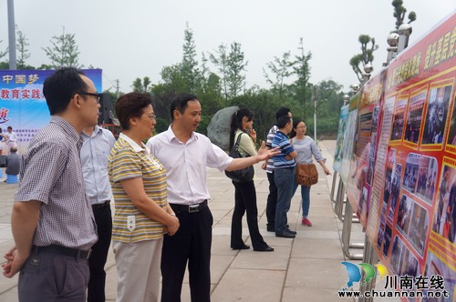 省委督导组到泸县立石镇督查教育实践活动