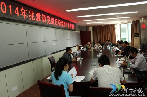 兆雅镇：扎实做好党建目标工作