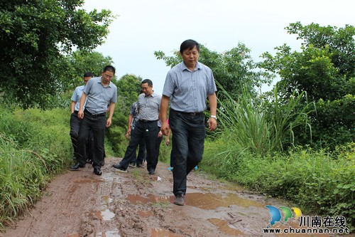 泸县组织部长吴兴华到兆雅镇开展践行党的群众路线调研活动(图1)