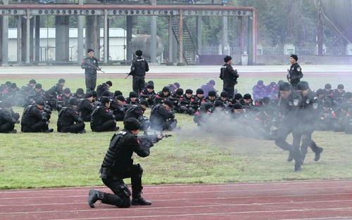 川南首支防恐处突预备队吹响集结(图1) 川南首支防恐处突预备队吹响集结(图1)