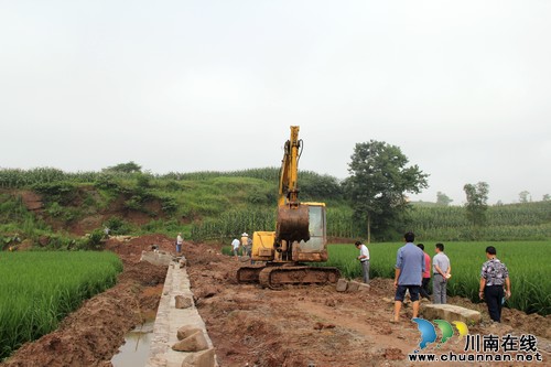 石桥镇:水毁工程建设有序推进(图1) 石桥镇:水毁工程建设有序推进(图1)